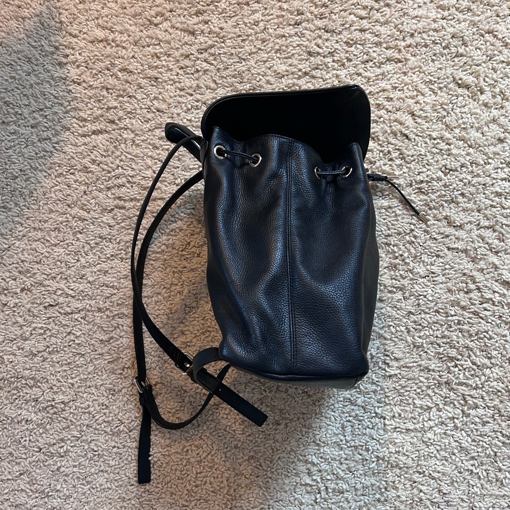 Kate Spade Black Drawstring Backpack - image 7